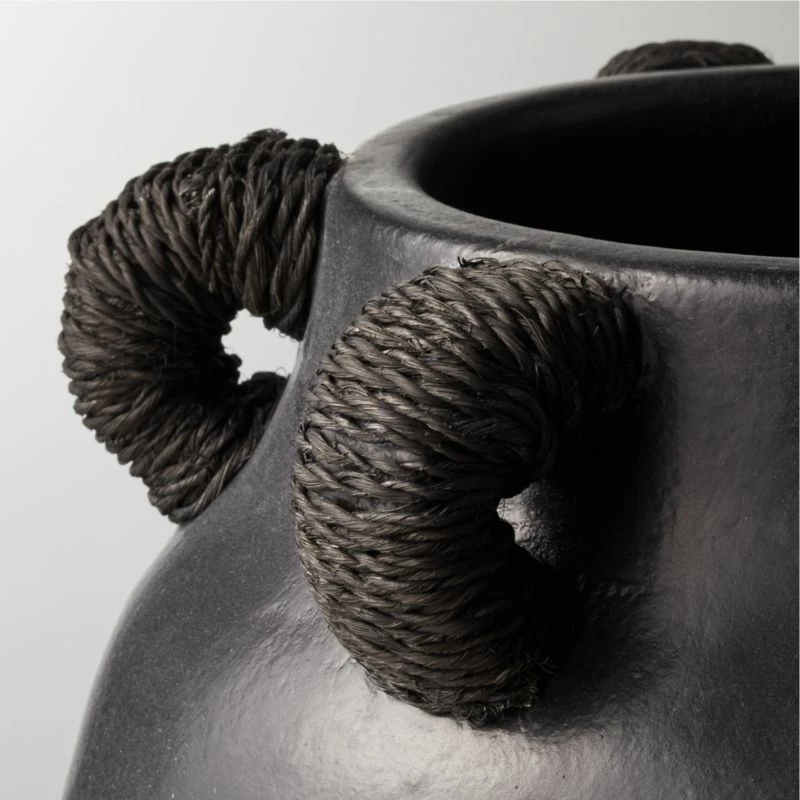 Acadia Black Ceramic Vase 5 Acadia Black Ceramic Vase - Image 3
