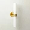 Amie Polished Brass Wall Sconce Light -marin sHOP AmiePldBrassWallSconceSHF23