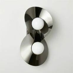 Aquarius Blackened Brass Wall Sconce Light