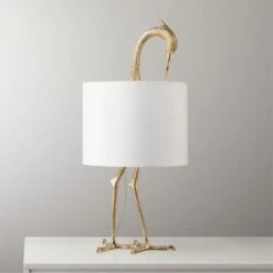 Archibald Brass Bird Table Lamp