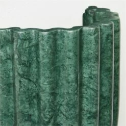 Ariel Fluted Green Marble Wall Sconce Light -marin sHOP ArielGreenMarbleSconceAVSHS23
