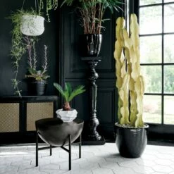 Renata White Porcelain Indoor Planter Small 17 Renata White Porcelain Indoor Planter Small -marin sHOP ArloHangingPlanterBCFB21 1x1