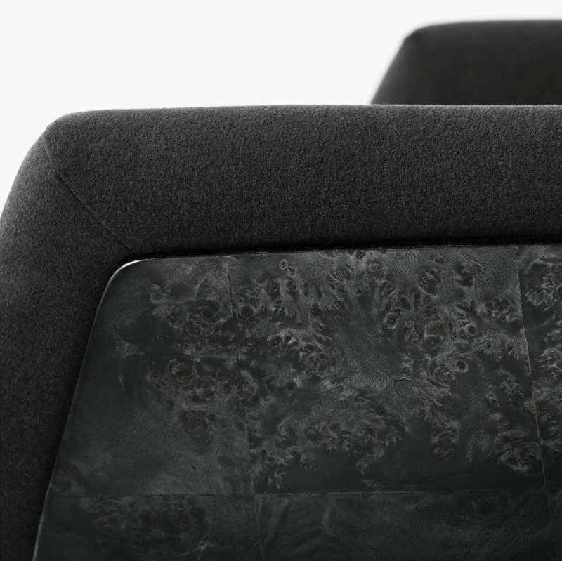 Arzella Charcoal Burl Office Chair 8 Arzella Charcoal Burl Office Chair - Image 6