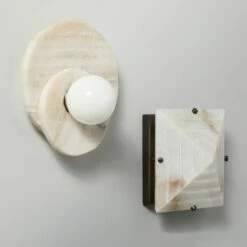 Astr White Onyx Wall Sconce -marin sHOP AstrZoeSconcesCollectionFHS21