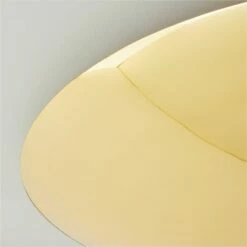 Auden Polished Brass Flush Mount Light 30" -marin sHOP AudenFlushMount30inAVSHF21