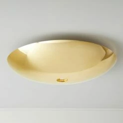 Auden Polished Brass Flush Mount Light 30"
