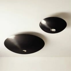 Auden Blackened Brass Flush Mount Light 30" -marin sHOP AudenFlushMountsGroupFHF22