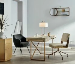 Modern Curved Crystal Glass Bookend -marin sHOP AvalonIvoryFauxShagreenJN20 2