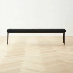Baja Black Boucle Bench