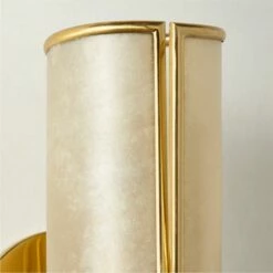 Bander Twisted Cream Vellum Wall Sconce Light -marin sHOP BanderVellumWallSconceAV2SHF23
