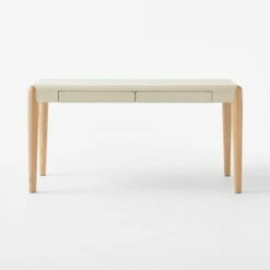 Beto White Shagreen Desk With Drawer -marin sHOP BetoIvoryShagreenDeskSOSSF23