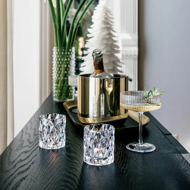 Betty Glass Tealight Candle Holder Set Of 6 6 Betty Glass Tealight Candle Holder Set Of 6 - Image 4