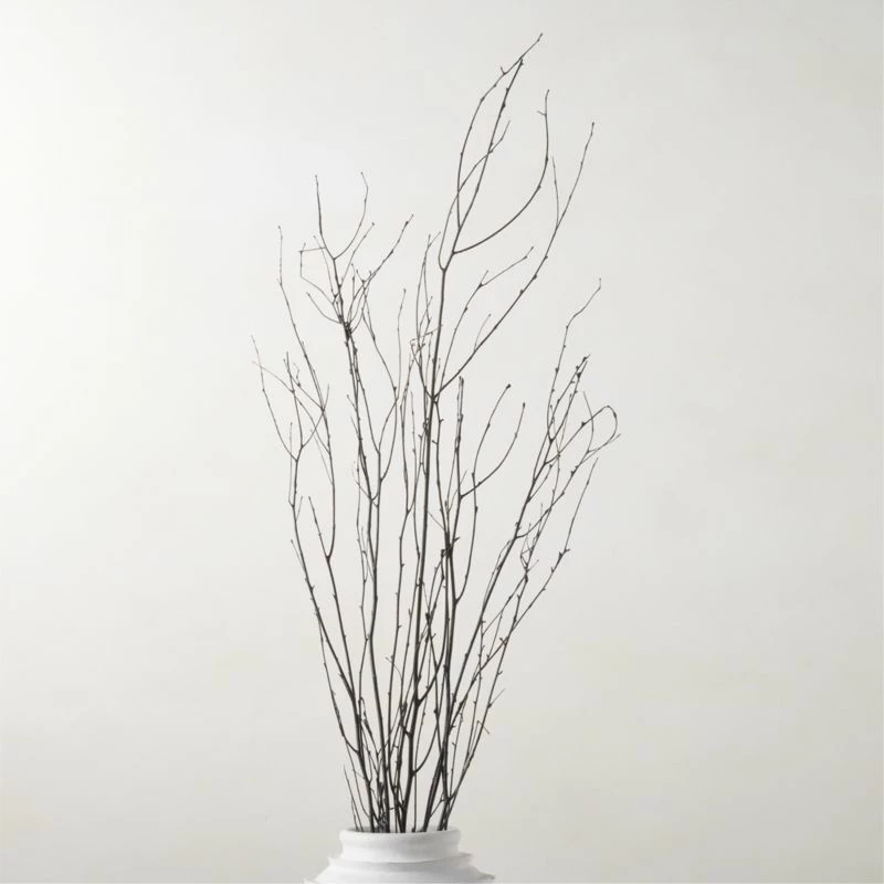 Decorative Black Birch Branches 50'' 3 Decorative Black Birch Branches 50''