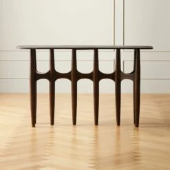 Bixby Bronze Cast Aluminum Console Table