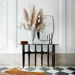 Bixby Bronze Cast Aluminum Console Table -marin sHOP BixbyConsoleTableJN21 1x1