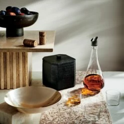 Akri Low Serving Bowl -marin sHOP BlackPedestalBowlFB21 1x1