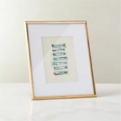 Blaine Polished Brass Picture Frame 5"x7"