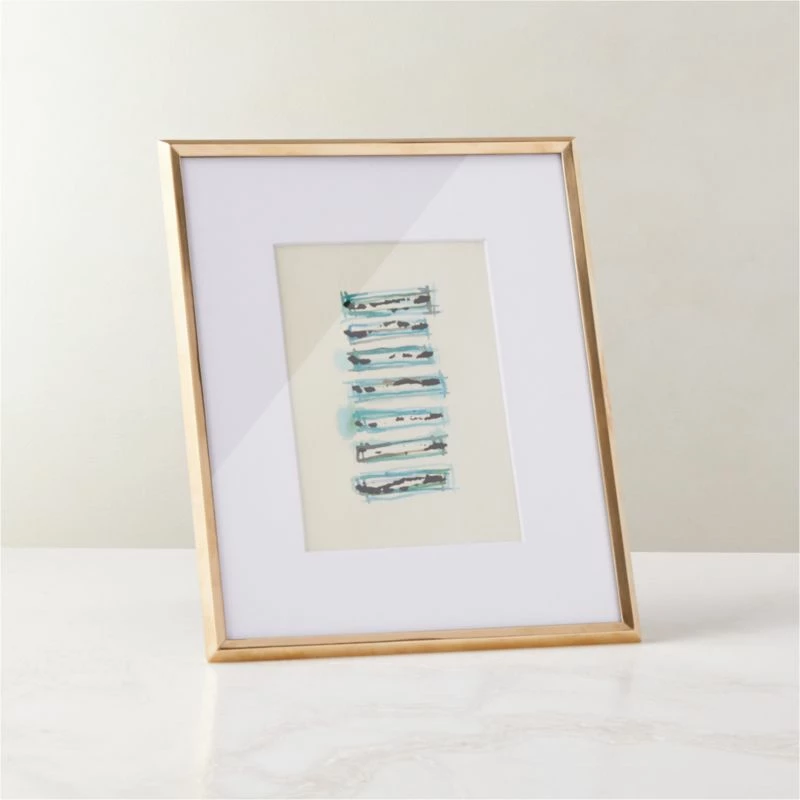 Blaine Polished Brass Picture Frame 5"x7" 3 Blaine Polished Brass Picture Frame 5"x7"