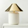 Block Ivory Ceramic Table Lamp -marin sHOP BlockIvryNPldBsTableLampSHF23