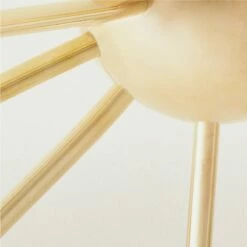 Boccia Curved Shade Brass Flush Mount LIght -marin sHOP BocciaCdShdUldBrsFlshMntAVSHS22