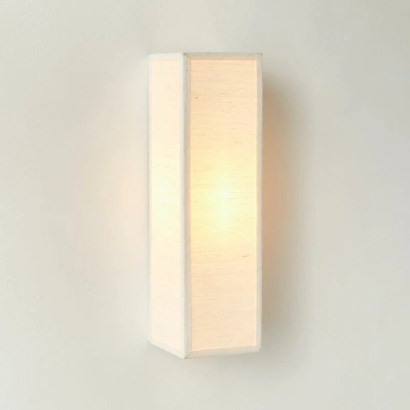 Boum Raw Silk Wall Sconce Light 4 Boum Raw Silk Wall Sconce Light - Image 2