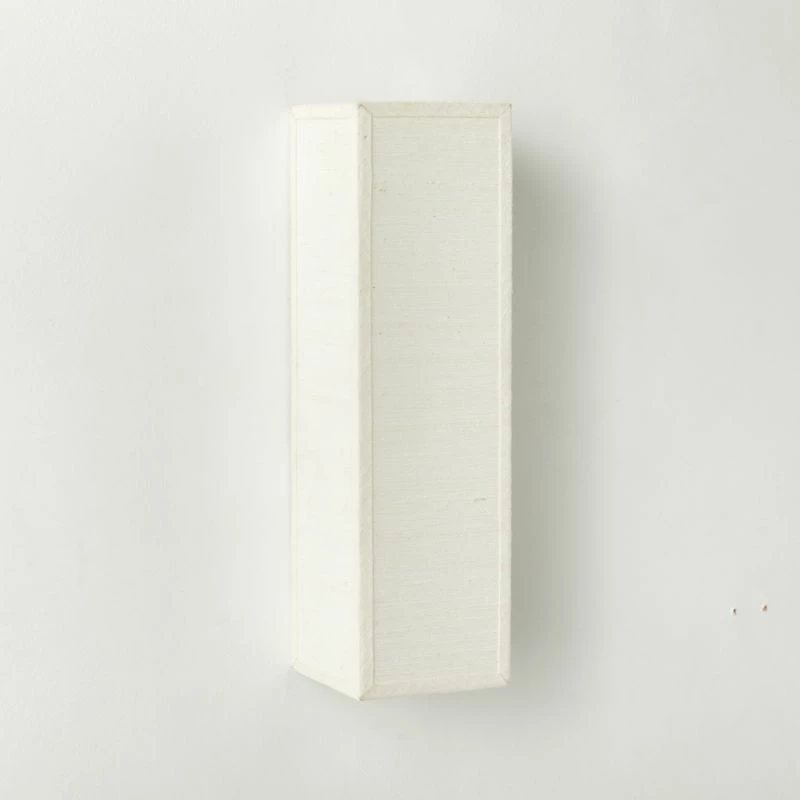 Boum Raw Silk Wall Sconce Light 3 Boum Raw Silk Wall Sconce Light