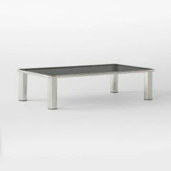 Bovisio Rectangular Smoked Glass Coffee Table -marin sHOP BovisioSmkGlssRectCffTbl3QSSF22