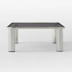 Bovisio Rectangular Smoked Glass Coffee Table -marin sHOP BovisioSmkGlssRectCffTblSDSSF22