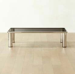 Bovisio Rectangular Smoked Glass Coffee Table