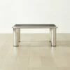 Bovisio Square Smoked Glass Coffee Table 2 Bovisio Square Smoked Glass Coffee Table -marin sHOP BovisioSmkGlssSqCffTblSHF22