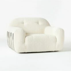 Brace Cream Boucle Chair -marin sHOP BraceIvryBoucleChairTeddy3QSSS21