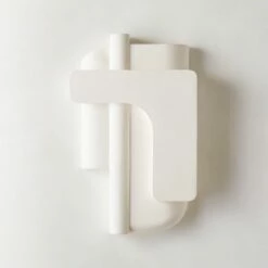 Brazilian White Concrete Wall Decor Panel II