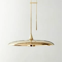 Brio Polished Brass Pendant Light