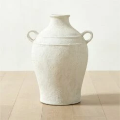 Brise White Jug Vase Tall