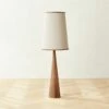 Bruna Walnut Wood And Linen Floor Lamp -marin sHOP BrunaFloorLampROS22