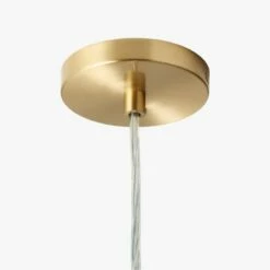 Bruna Walnut Wood And Linen Pendant Light -marin sHOP BrunaPendantSSS22