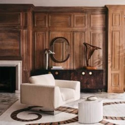 Noor Cream Boucle Lounge Chair -marin sHOP CB2FA22 07A V1