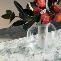 Sfera Globe Glass Vase -marin sHOP CB2FA22 PR GF 04A 036