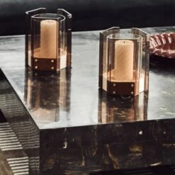 Scatola Brown Faux Horn Coffee Table -marin sHOP CB2FA23 07A 099 det