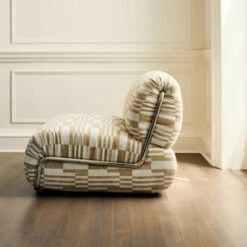 Hada Armless Geometric Patterned Lounge Chair -marin sHOP CB2FA23 07C 006 det