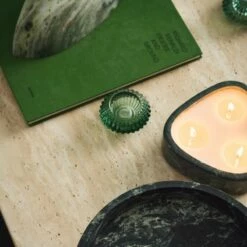 Green Marble Candle Bowl -marin sHOP CB2FA23 09B Det 013 1