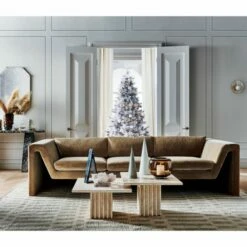 Tria Grey Marble Console Table -marin sHOP CB2HOL21 02A V1OC21 1x1