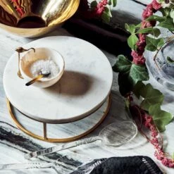 Miles Marble Serving Bowl -marin sHOP CB2HOL21 14B heroOC21 1x1