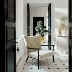 Pull-Up Shearling Lounge Chair Model 1321 -marin sHOP CB2HOL21 Cover 02 Team1 0519 CleanWallOC21 1x1