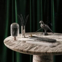 Brix Golden Black Marble Incense Burner 11 Brix Golden Black Marble Incense Burner -marin sHOP CB2HOL22 18B hero