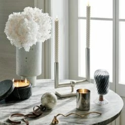 Small Glass Cloche With Black Matches -marin sHOP CB2HOL22 23C hero