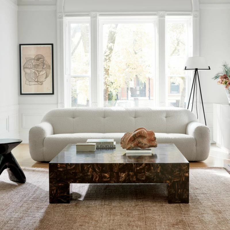 Forcella High-Gloss Black Cement Side Table 4 Forcella High-Gloss Black Cement Side Table - Image 2