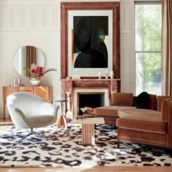 Spazio Brown Marble Side Table -marin sHOP CB2SP22 20A v1 RET