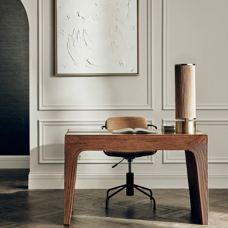 Nyle Suede Office Chair 4 Nyle Suede Office Chair - Image 2