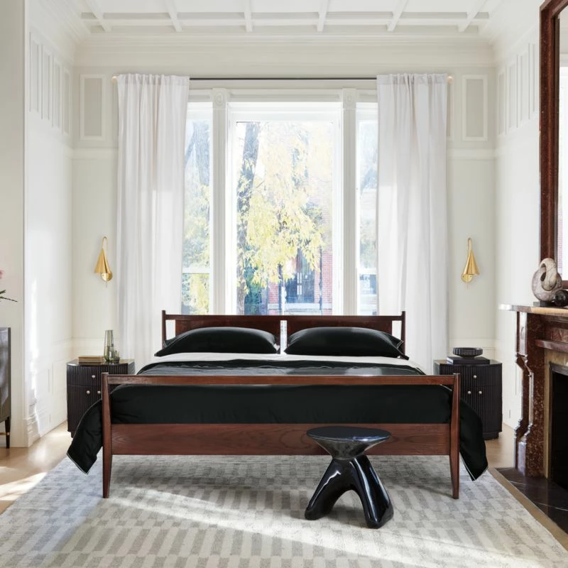 Forcella High-Gloss Black Cement Side Table 5 Forcella High-Gloss Black Cement Side Table - Image 3